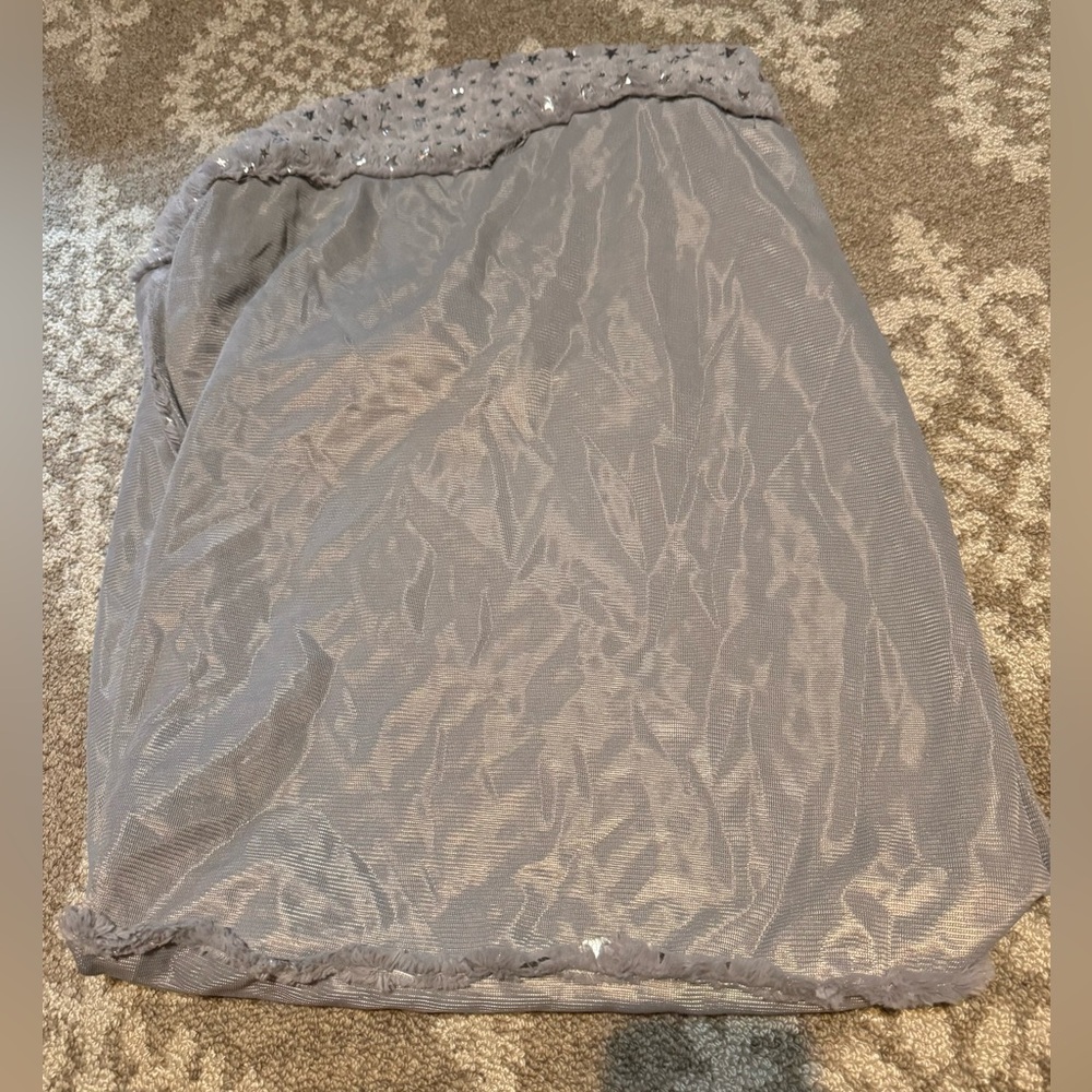 3/$20gray Star Patterned Drawstring Bag - image 7